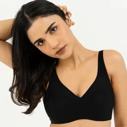 B'there Women Padded Non-Wired Seamless Everyday Plunge Bra-picture-28