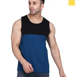 WOOSTRO Men Pack Of 2 Solid Round Neck Cotton Slim Fit T-shirts-image-78