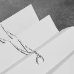 Tipsy closet Silver-Plated Stainless Steel Necklace-picture-34
