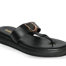 Koblerr Women T-Strap Open Back Flats image 4