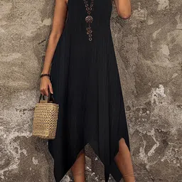 StyleCast x Revolte Shoulder Straps A-Line Midi Dress-picture-38