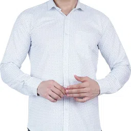 SAB Bags Men Slim Fit Printed Casual Shirt image 4