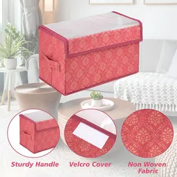 Aura Maroon & Beige Regular Multi-Utility Organisers image 4