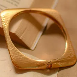 RaasRani Women Gold-Plated Cuff Bracelet-picture-17