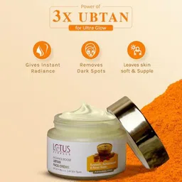 Lotus Herbals Radiance Boost Set Of 3 Ubtan Face Cream SPF20 - 50g Each image 2