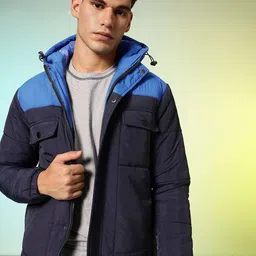 HRX by Hrithik Roshan Colourblocked Hooded Outdoor Puffer Jacket-picture-21