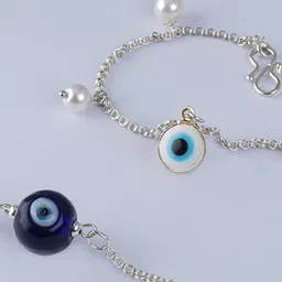 JFL - JEWELLERY FOR LESS Unisex Silver-Plated Brass Bracelet image 3