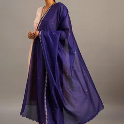 JAYPORE Cotton Silk With Sequinned Dupatta-picture-41