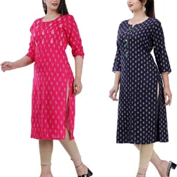 Vishakha Style Women Ethnic Motifs Printed Indie Prints Kurta-picture-23