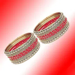trylo fashion Set Of 38 Stone Studded Bangles-picture-24