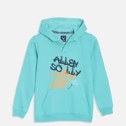 Allen Solly Junior Boys Printed Hooded Sweatshirt image 1