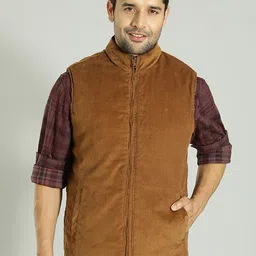 Indian Terrain Men Camouflage Insulator Longline Outdoor Jacket-image-55