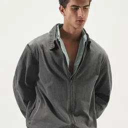 Urbano Fashion Washed Denim Jacket-picture-14