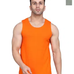 WOOSTRO Men Pack Of 2 Solid Round Neck Cotton Slim Fit T-shirts-picture-34