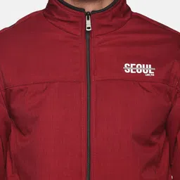 SHOWOFFFF Men Typography Lightweight Bomber Jacket image 5