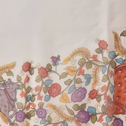 Silk Land Women Solid Zari Chanderi Saree image 3