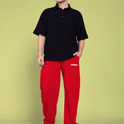 WEARDUDS Men Printed Mid Rise Relaxed Fit Trousers image 5