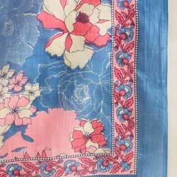 Indo Era Women Floral Printed Regular Pure Cotton Kurta with Trousers & With Dupatta image 4