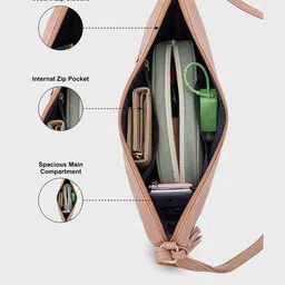 DressBerry X Caprese Blush Medium Andrea Sling Bag image 3