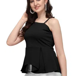 GADHESARIYA Off-Shoulder Boxy Top image 2