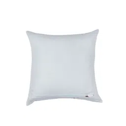 ZEBA Blue Striped Linen Patchwork Square Cushion Cover 16 inch x 16 inch image 3