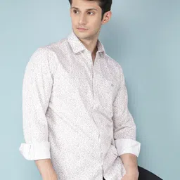 Crimsoune Club Men Classic Slim Fit Floral Opaque Printed Casual Shirt-image-96