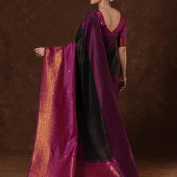 Saree mall Checked Zari Venkatgiri Sarees image 2