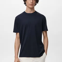 MANGO MAN Pure Cotton Slim Fit T-shirt-picture-15