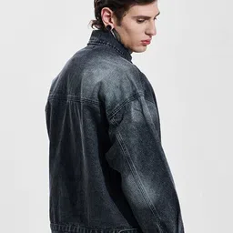 Snitch Men Washed Denim Jacket image 2