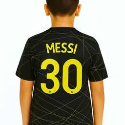 dostitch Boys Typography Lionel Messi Printed Dri-FIT T-shirt-image-87