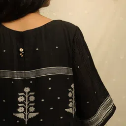 Bhomra Printed Cotton A-Line Midi Ethnic Dress image 5