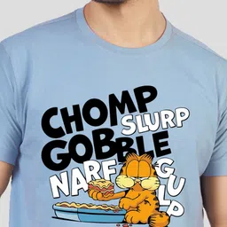 Greylongg Men Typography Printed Round Neck T-shirt image 2