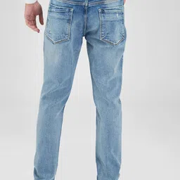 SPYKAR Men Skinny Fit Low-Rise Light Fade Stretchable Jeans image 3