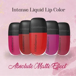 Coloressence Intense Long Lasting Liquid Lip colour - 8 ml - Tipsy Wine - LLC - 15 image 2