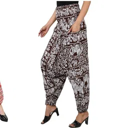 narnari Printed Rayon Women Harem Pants-picture-22