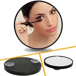 k.b.sales Magnifying Mirror with 3 Suction Cups, Large 6inch Magnified Mirror 10X image 3