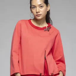SHAYE Women Colourblocked Sweatshirt-image-83