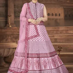 EthnicTree Printed Flared Maxi Ethnic Dresses-picture-16