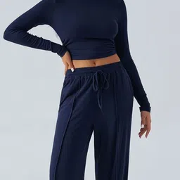 LULU & SKY Round Neck Top With Trousers Co-Ords image 3