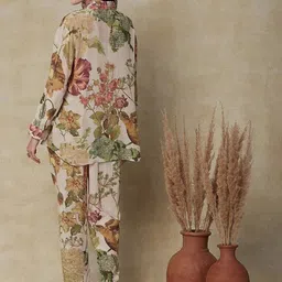 KALINI Printed Shirt & Trousers Co-Ords Set image 2