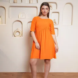 MILOST Women Fit & Flare Mini Dress-picture-15