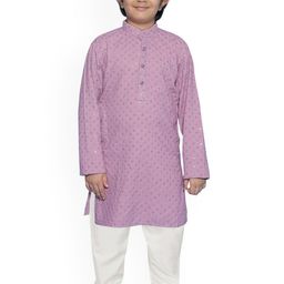 SG YUVRAJ Boys Embroidered Sequinned Kurta with Pyjamas-picture-34