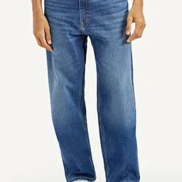 Levis Men Straight Fit Mid-Rise Light Fade Jeans-image-68