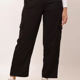 adore  wear Adore Wear Women Straight Fit Cargos Trousers-picture-30