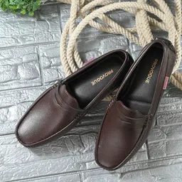 Provogue Men Woven Design Driving Shoes-image-11