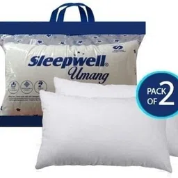 sleepwell Microfibre Solid Sleeping Pillow Pack of 2-picture-11