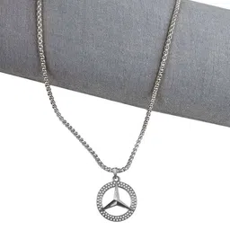 Utkarsh Silver-Plated Geometric Pendants with Chains image 4