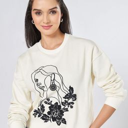 Honey by Pantaloons Women Graphic Printed Sweatshirt-picture-23