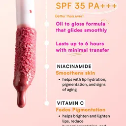 TYPE BEAUTY INC Light Up Non Sticky Lip Gloss With Vitamin C - 4 ml - Dirty Mama 408 image 3