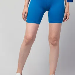 CKARFE Women Pack Of 2 Skinny Fit Cycling Sports Shorts-picture-16